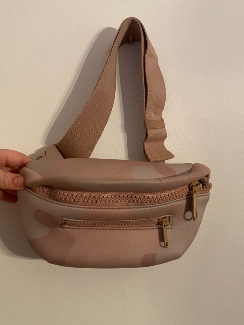 Dagne Dover Ace Fanny Pack in Pink Camo